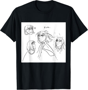 Tori Spring Sketches, Present For Tori's Fan, Drawing Lover T-Shirt - T-Shirt | Black