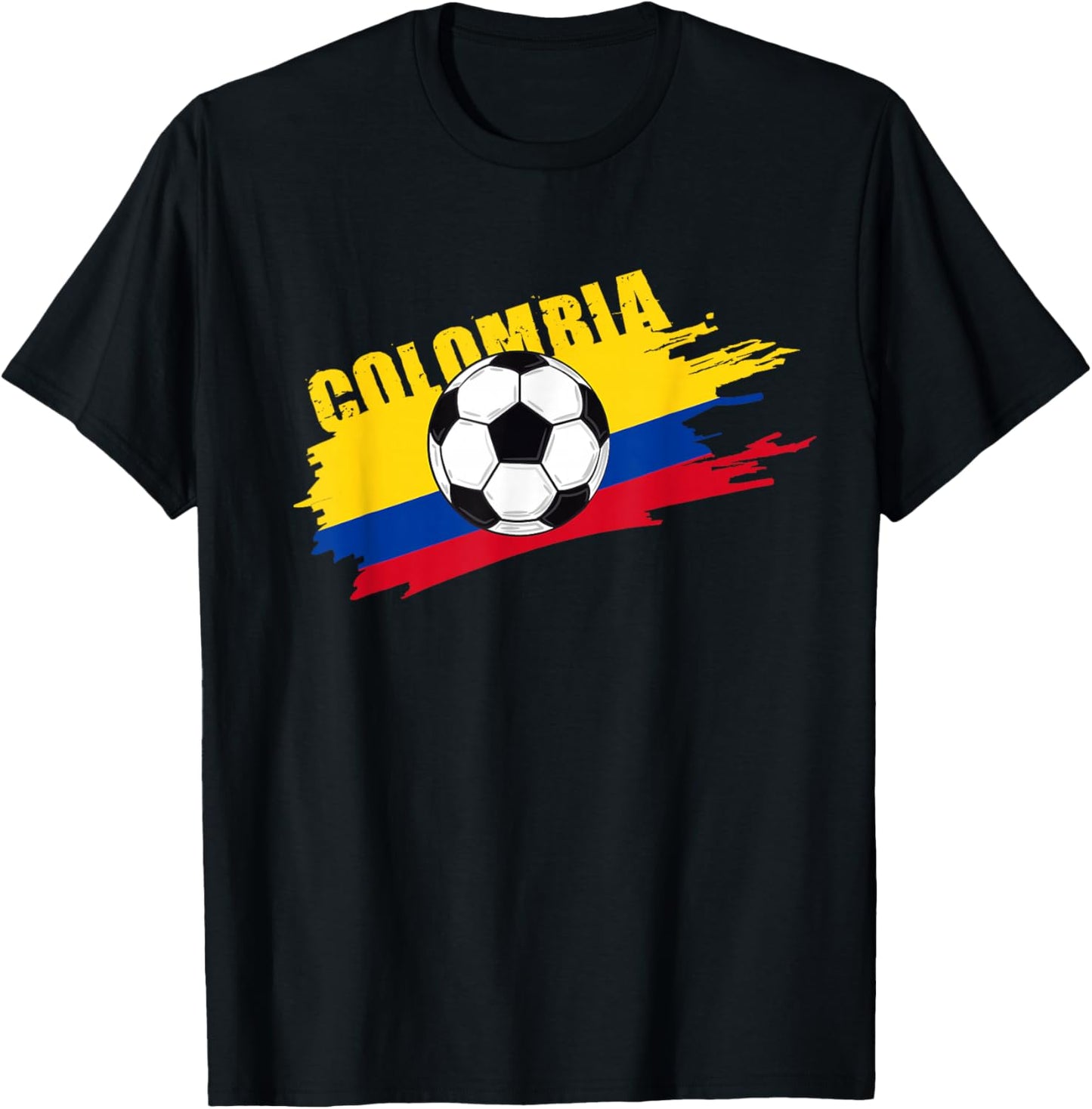 Colombia Soccer, Jersey Football Colombian Futbol Seleccion T-Shirt - T-Shirt | Black