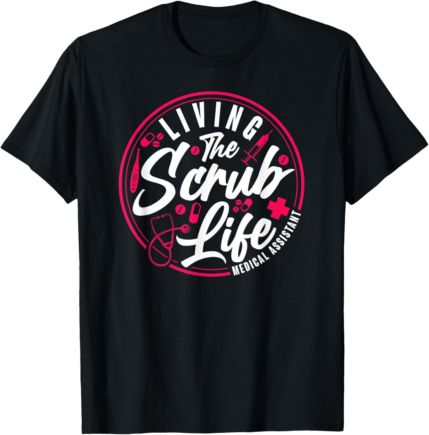 Certified Medical Assistant CMA T-Shirt - T-Shirt | Black