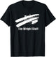 Funny Aviation Shirts-The Wright Stuff Pilot AvGeek Airplane T-Shirt - T-Shirt | Black