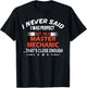 Automotive Professional Master Mechanics Gifts T-Shirt - T-Shirt | Black