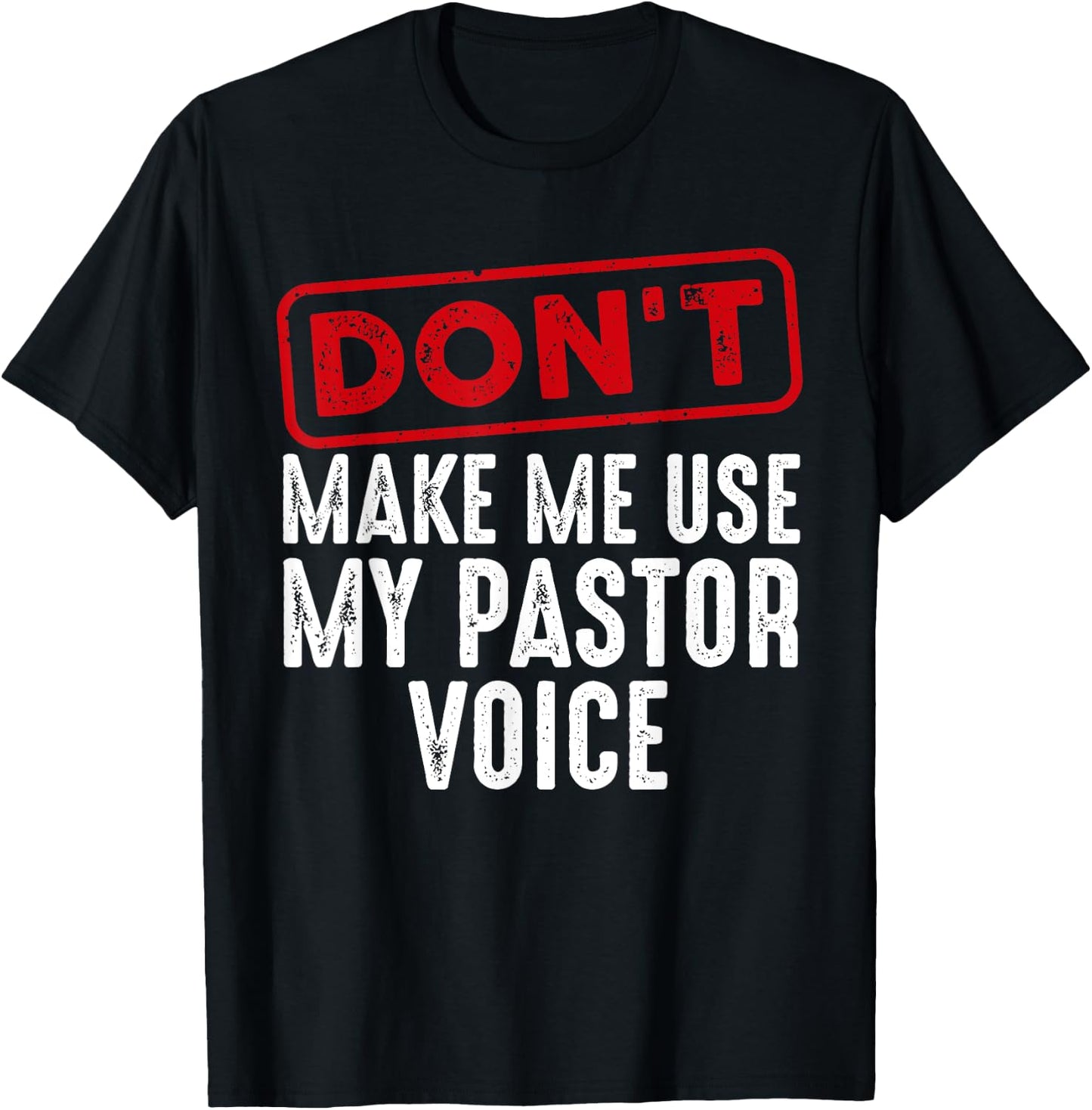Funny Pastor Art Women Christian Preacher Priest T-Shirt - T-Shirt | Black