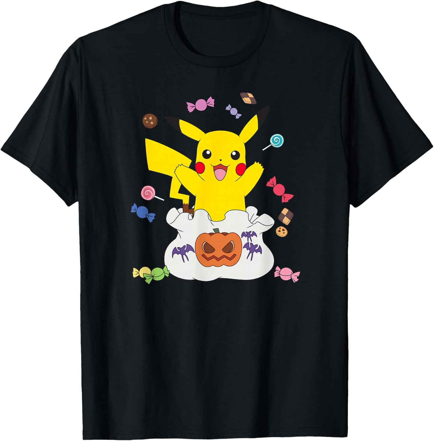 Pokémon - Halloween Gotta Eat Em All T-Shirt - T-Shirt | Black