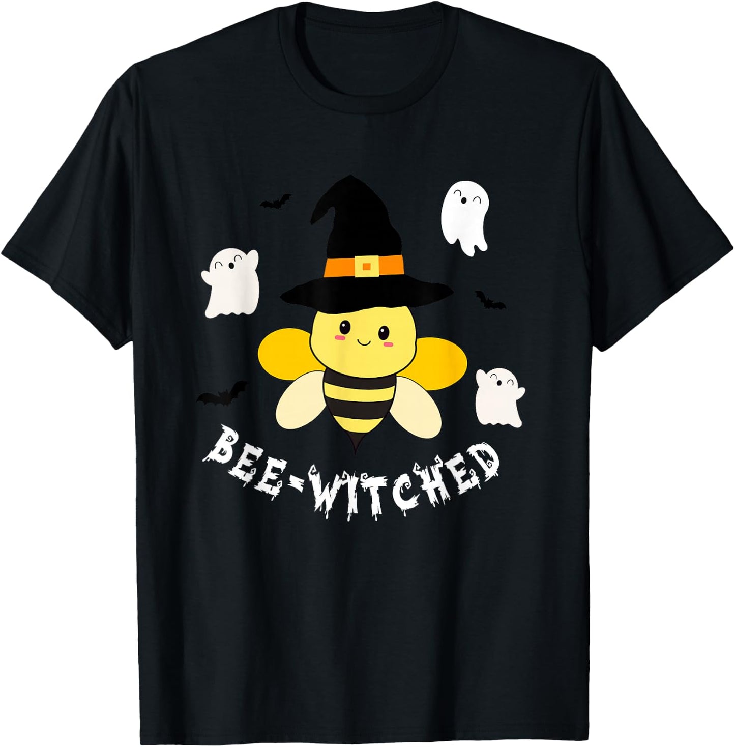 Cute beekeeper halloween costume funny bee pun bee-witched T-Shirt - T-Shirt | Black