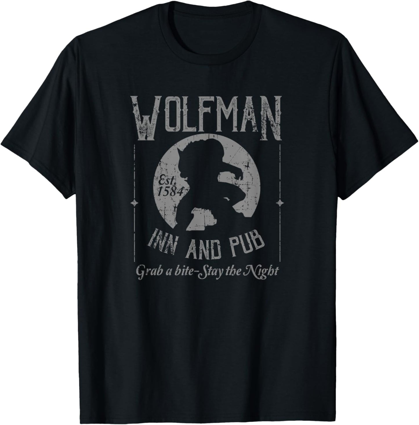 Wolfman Inn and Pub T-Shirt - T-Shirt | Black