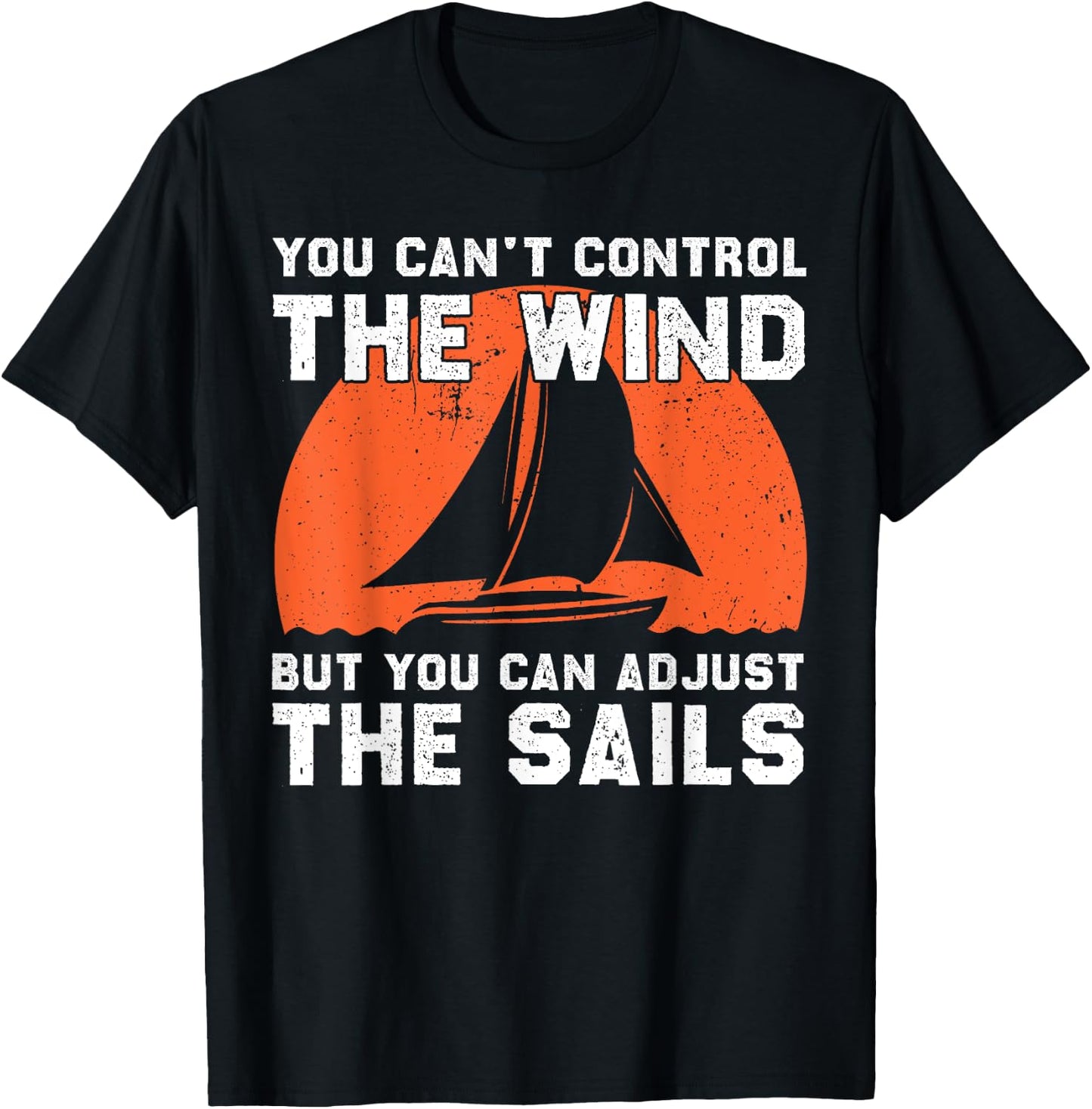 Funny Sailing Art Women Sailor Sail Boat Lovers T-Shirt - T-Shirt | Black