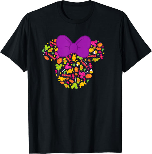 Disney Minnie Mouse Icon Candy Halloween Small T-Shirt - T-Shirt | Black