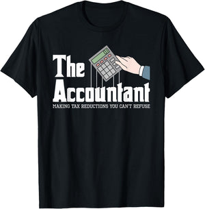 The Accountant - Auditor Bookkeeper Bookkeeping Taxation Small T-Shirt - T-Shirt | Black
