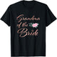 Grandmother of the Bride Grandmother of the Bride Wedding T-Shirt - T-Shirt | Black
