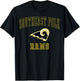 Southeast Polk High School Rams C1 T-Shirt - T-Shirt | Black