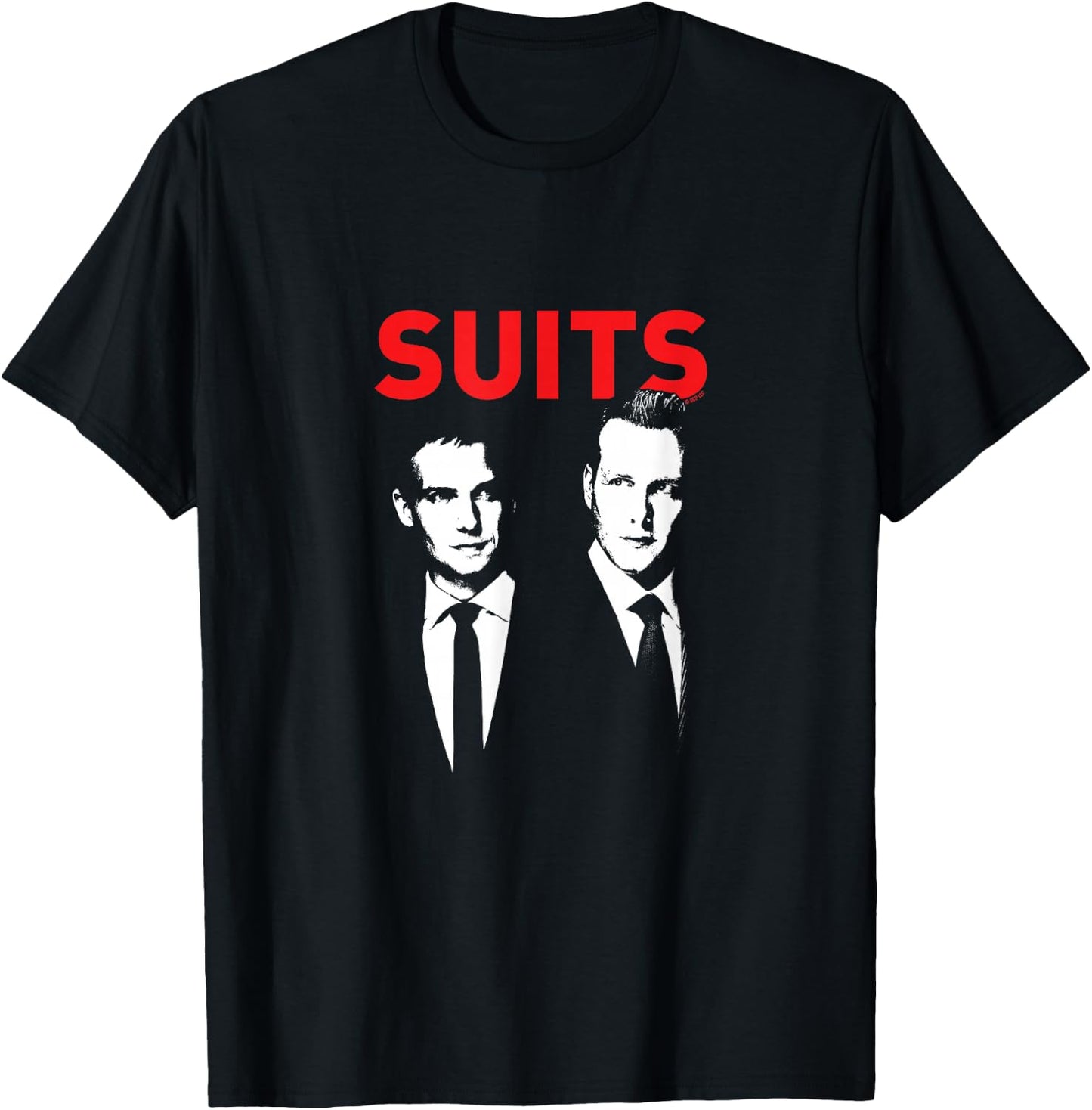 Suits Mike & Harvey - Officially Licensed T-Shirt - T-Shirt | Black