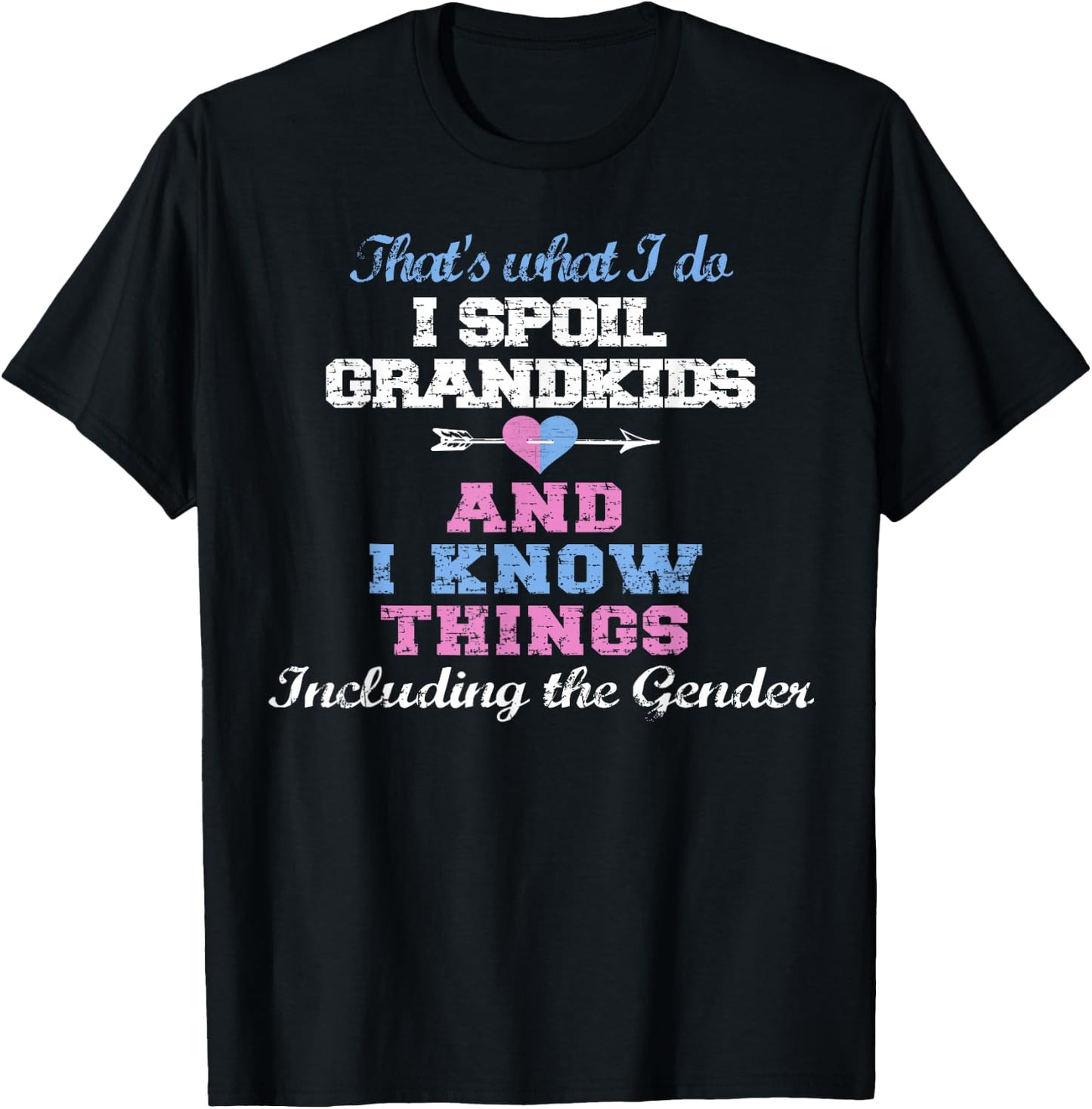 Funny Grandma Keeper of the Gender Reveal Party Idea Nana T-Shirt - T-Shirt | Black