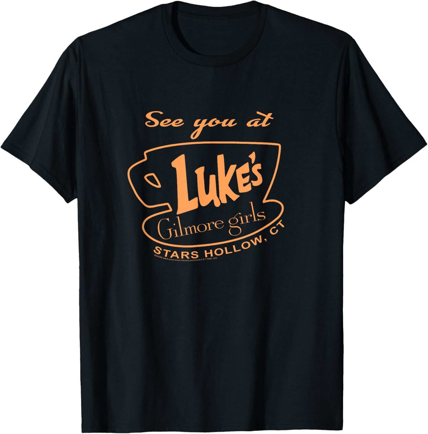 Gilmore Girls See You at Luke's Stars Hollow TV Show T-Shirt - T-Shirt | Black