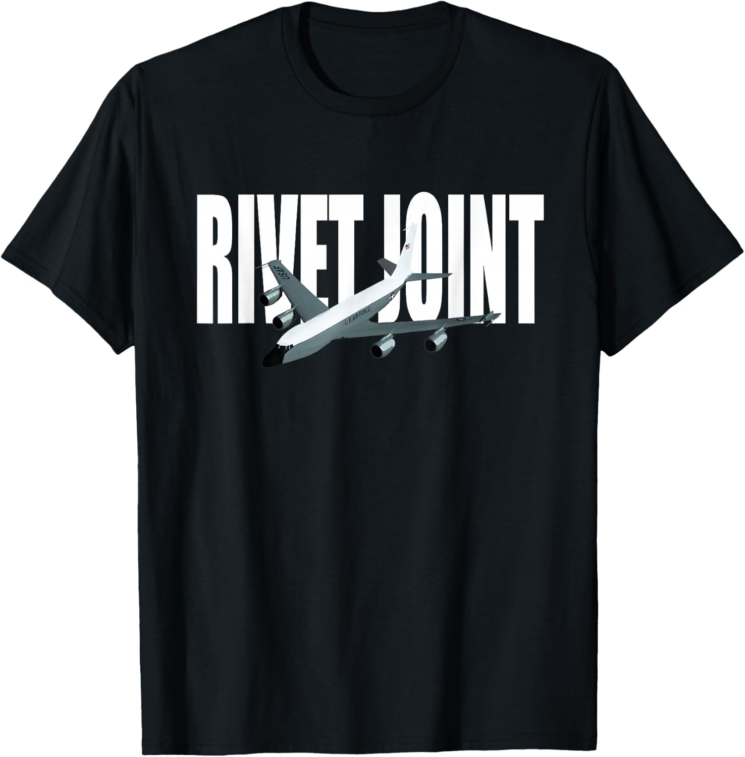 RC-135 Airplane T-Shirt - T-Shirt | Black