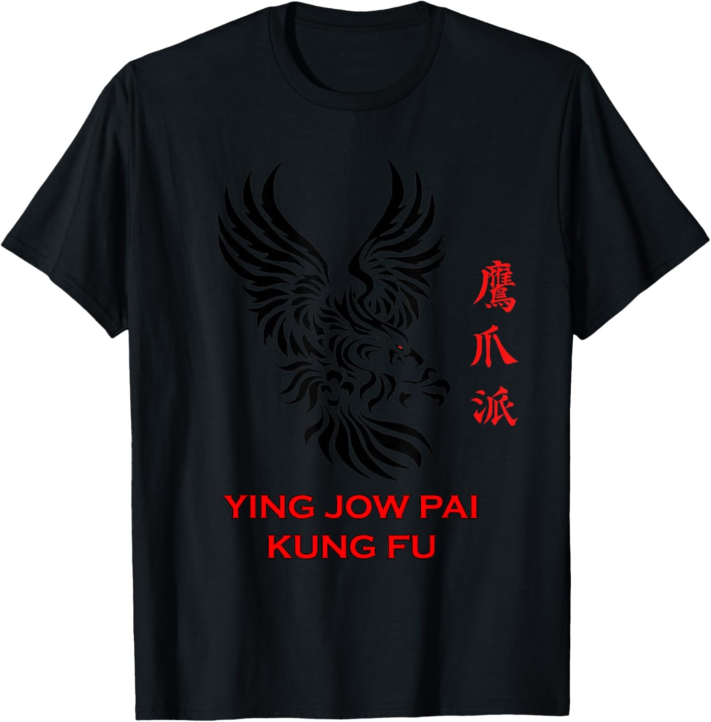 Ying Jow Pai Eagle Kung Fu T-Shirt - T-Shirt | Black