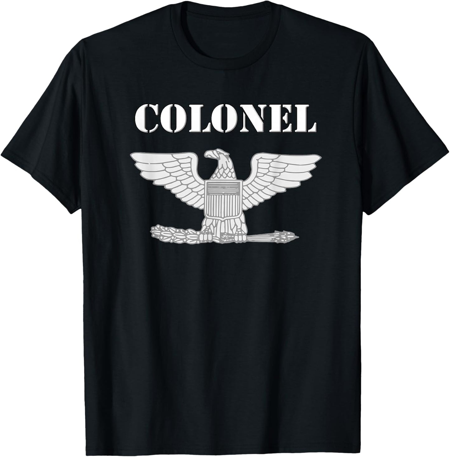 Colonel - Army Officer Rank Insignia T-Shirt - T-Shirt | Black