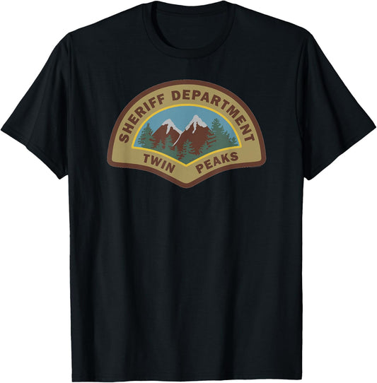 Twin Peaks - Sheriff Department T-Shirt - T-Shirt | Black