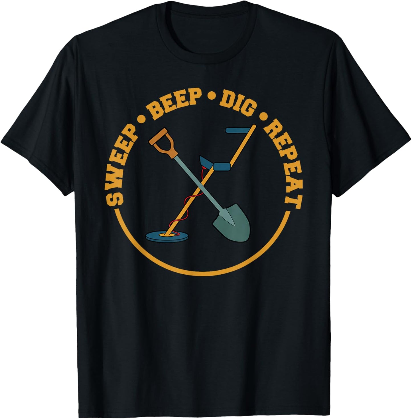 Metal Detection and Treasure Hunt. T-Shirt - T-Shirt | Black
