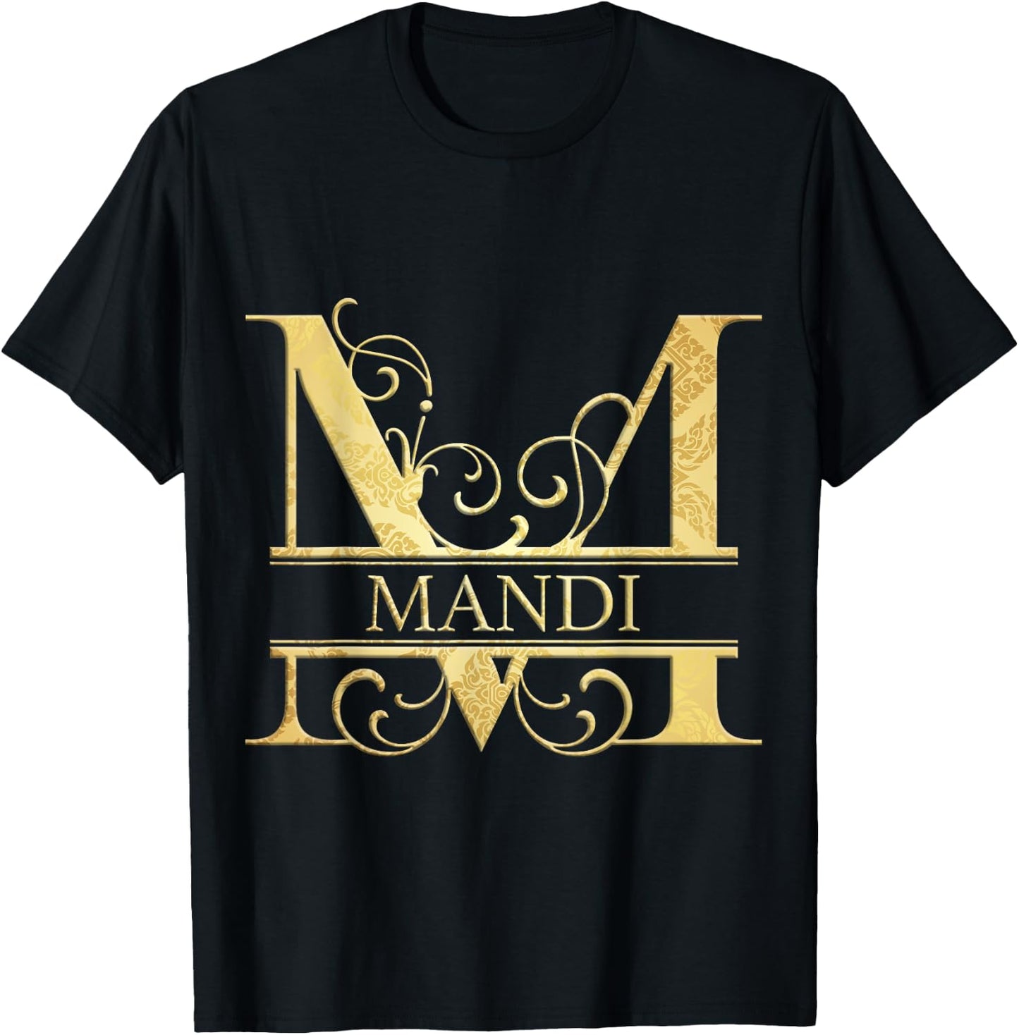 Mandi Name T-Shirt - T-Shirt | Black