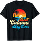 Best Cabana Boy Ever Sunset Palm Trees Funny Novelty T-Shirt - T-Shirt | Black