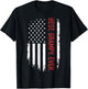 Best grampy ever with us american flag vintage for grandpa Men T-Shirt - T-Shirt | Black