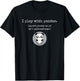 Funny Python Programmer T for Computer Programmer T-Shirt - T-Shirt | Black