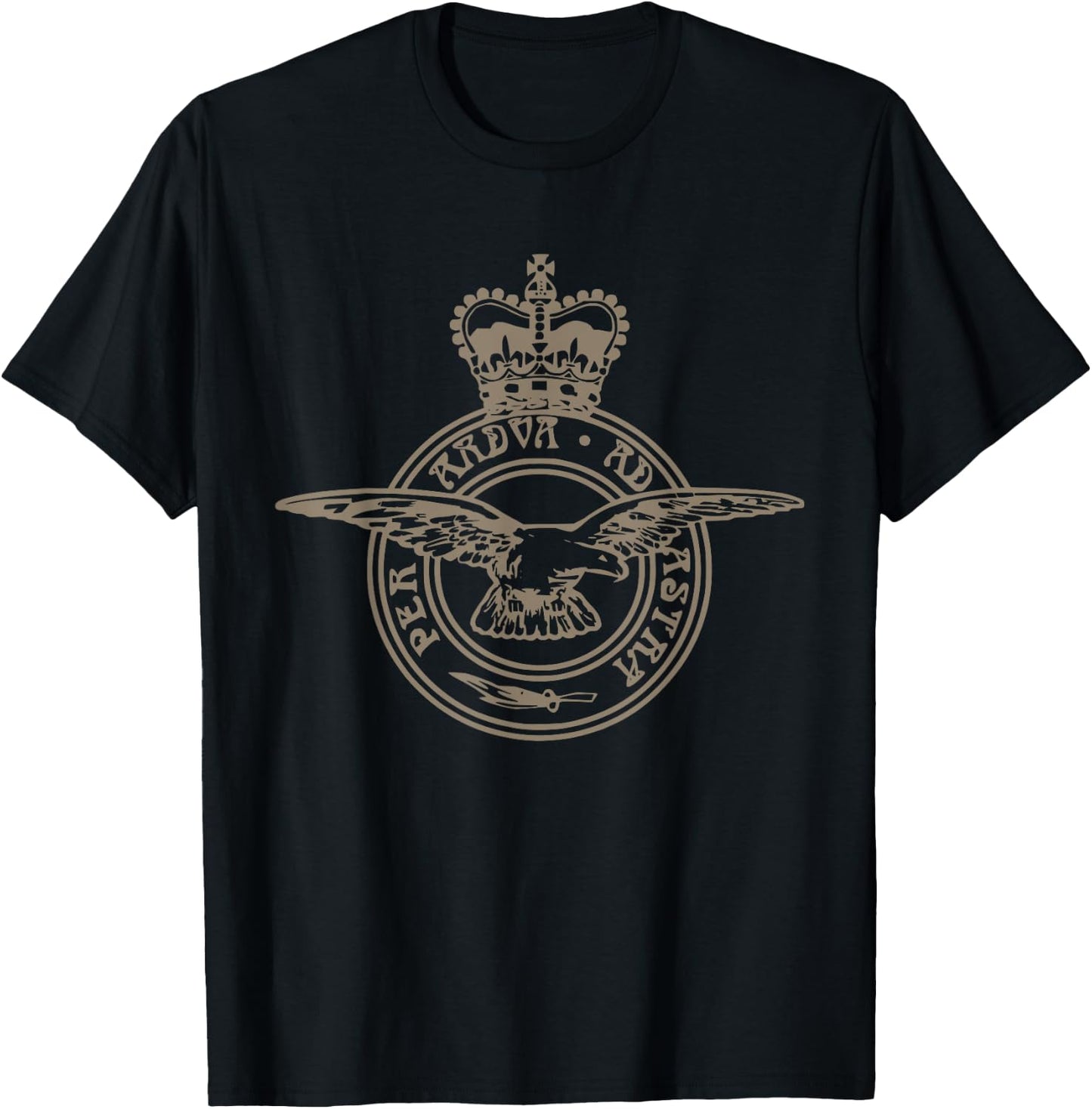 Royal Air Force badge per ardua ad astra T-Shirt - T-Shirt | Black