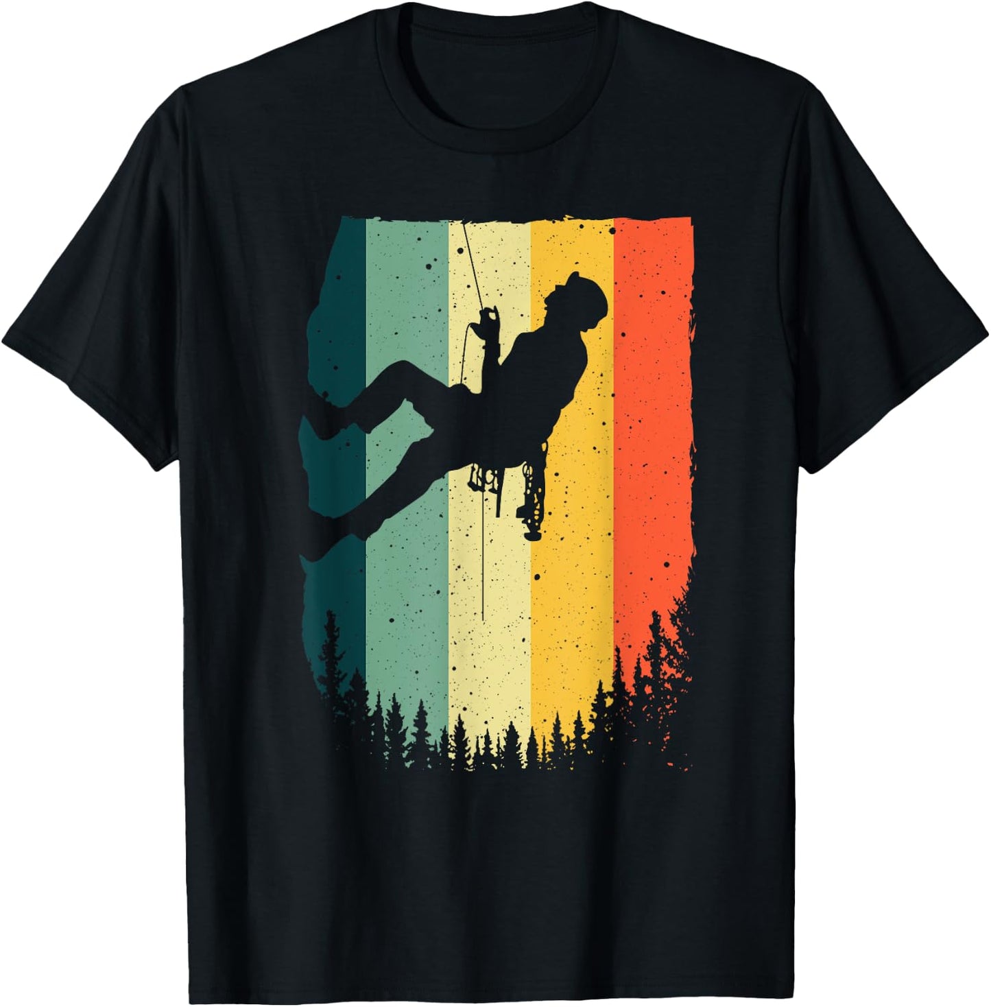 Cool Rock Climbing Women Mountain Climber bouldering T-Shirt - T-Shirt | Black