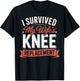 I Survived My Wifes Knee Replacement T-Shirt - T-Shirt | Black