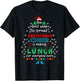 Funny Lunch Lady Christmas Cheer Christmas Xmas T-Shirt - T-Shirt | Black
