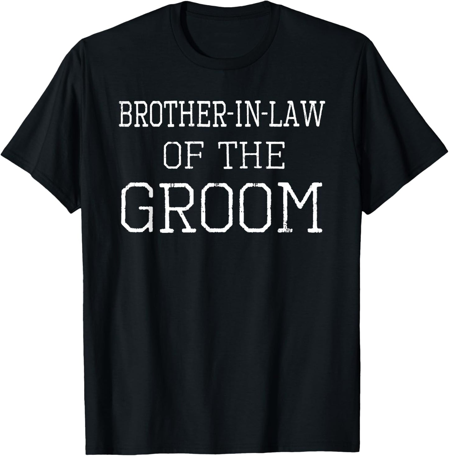 Brother-in-law of the groom - coordination wedding party T-Shirt - T-Shirt | Black