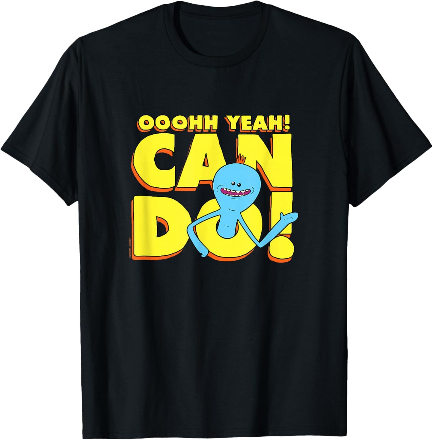 Rick and Morty Can Do! Mr. Meeseeks T-Shirt - T-Shirt | Black