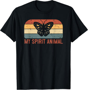 My Spirit Animal Is A Butterfly T-Shirt - T-Shirt | Black