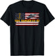 Aircraft Carrier USS Ranger CV-61 Veterans Day Father's Day T-Shirt - T-Shirt | Black