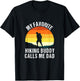 My Favorite Hiking Buddy Calls Me Dad Shirt T-Shirt - T-Shirt | Black