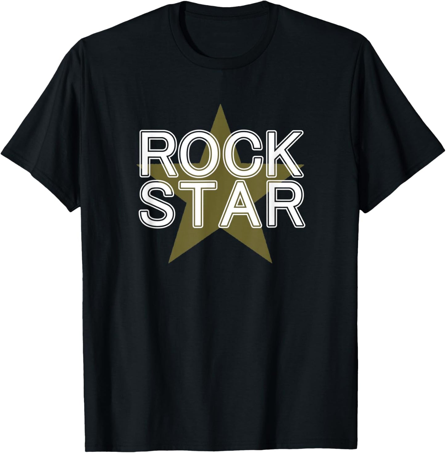 Rock Star Man Or Woman Cool And Stylish Gift T-Shirt - T-Shirt | Black