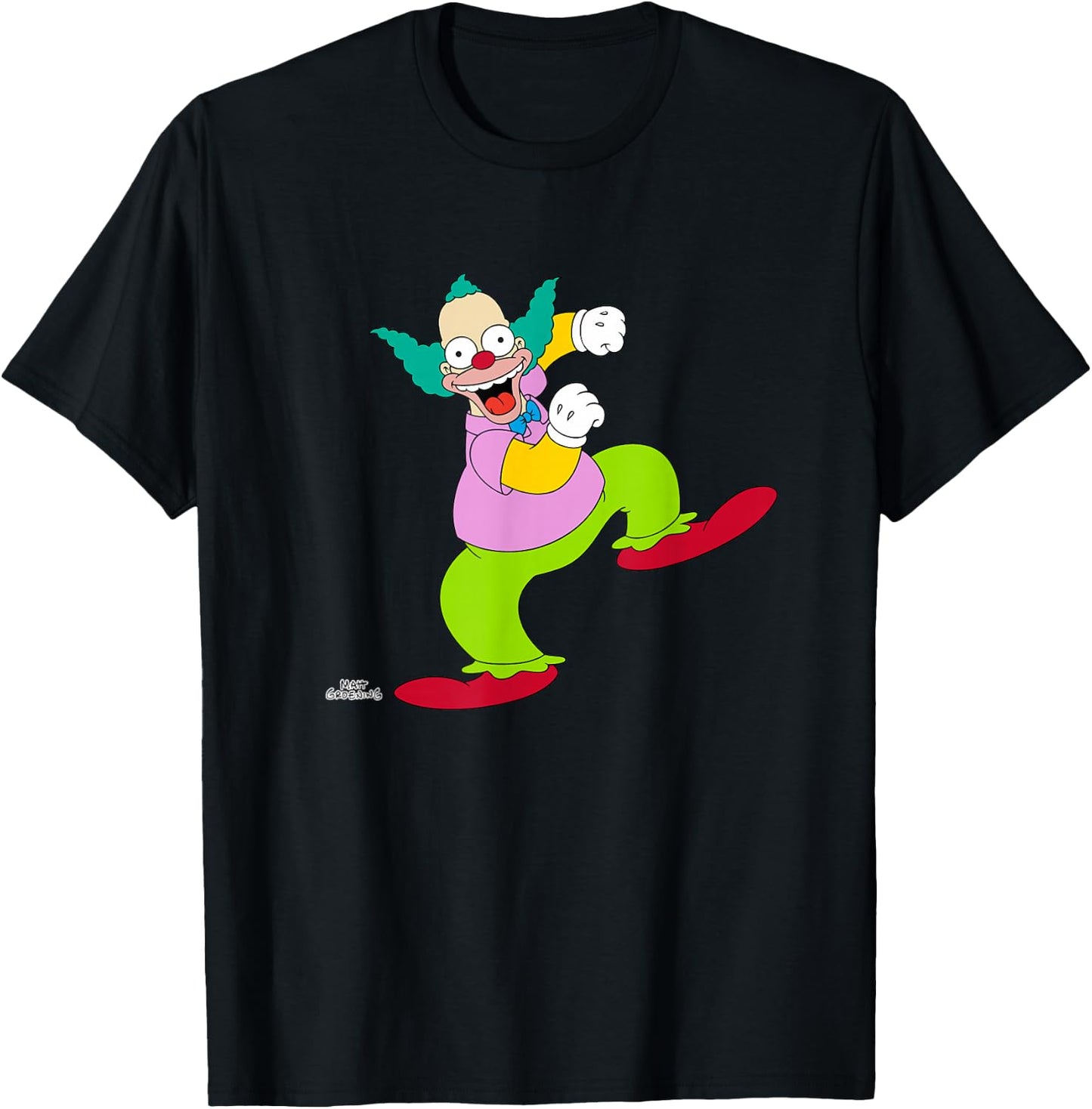 The Simpsons Krusty The Clown Dance T-Shirt - T-Shirt | Black