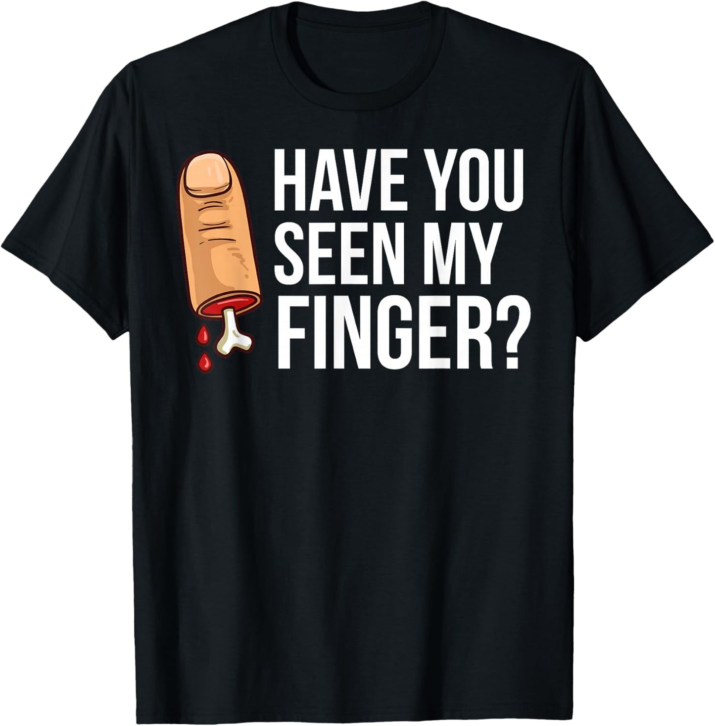 Missing Finger Prosthetic Amputation Recovery T-Shirt - T-Shirt | Black