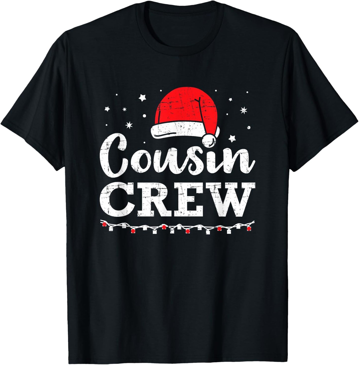 Christmas Cousin Crew T-Shirt - T-Shirt | Black
