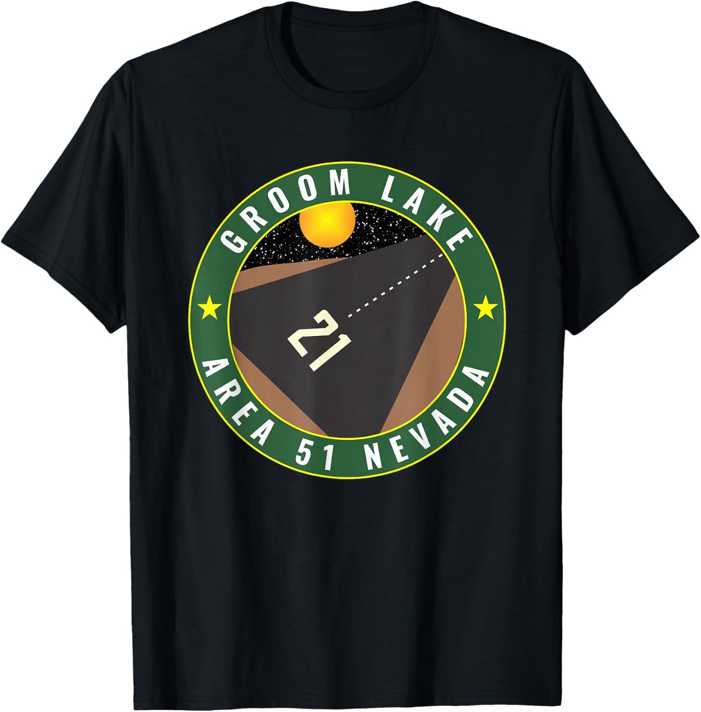 Groom Lake T-Shirt - T-Shirt | Black