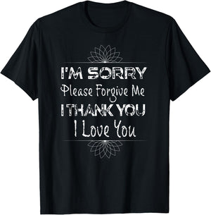 Ho'oponopono Mantra Shirt, Hawaiian Prayer, Lotus Meditation T-Shirt - T-Shirt | Black