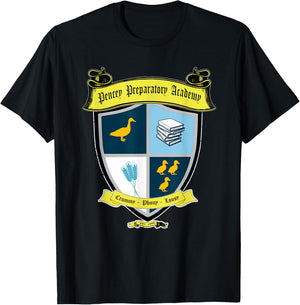Not Quite Right Pencey Preparatory Academy Crest - Catcher in the Rye -Youth Black T-Shirt - T-Shirt | Black