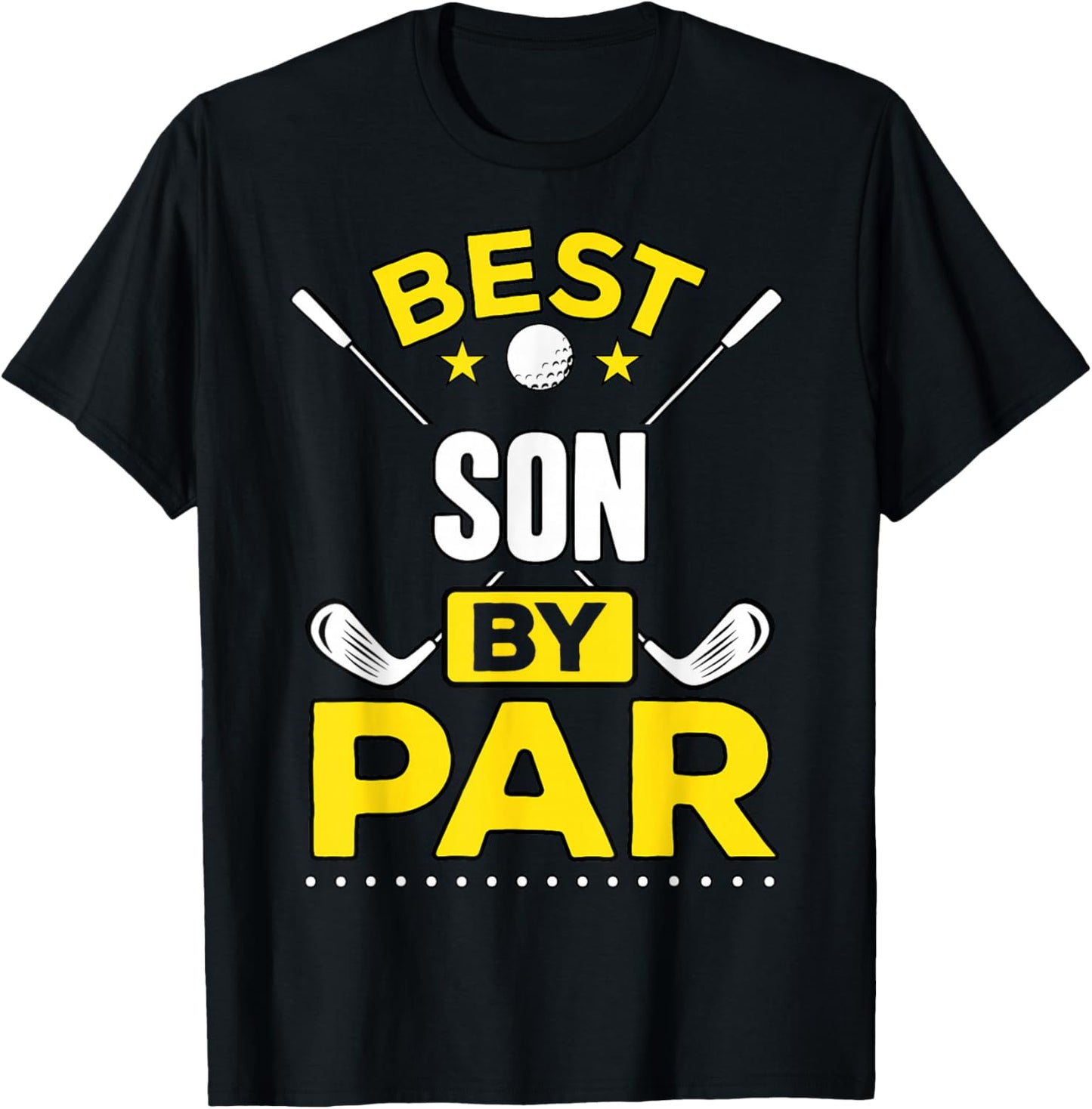 Best Son By Par Golf Son Gift T-Shirt - T-Shirt | Black