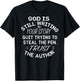 God is Still Writing Your Story Quit Trying to Steal the Pen T-Shirt - T-Shirt | Black
