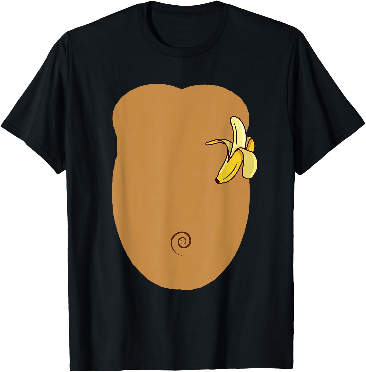 Monkey Costume For Kids MONKEY Halloween Costume Gorilla T-Shirt - T-Shirt | Black
