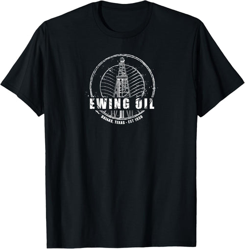 DALLAS | Ewing Oil Company Classic 80's TV Raglan Baseball
