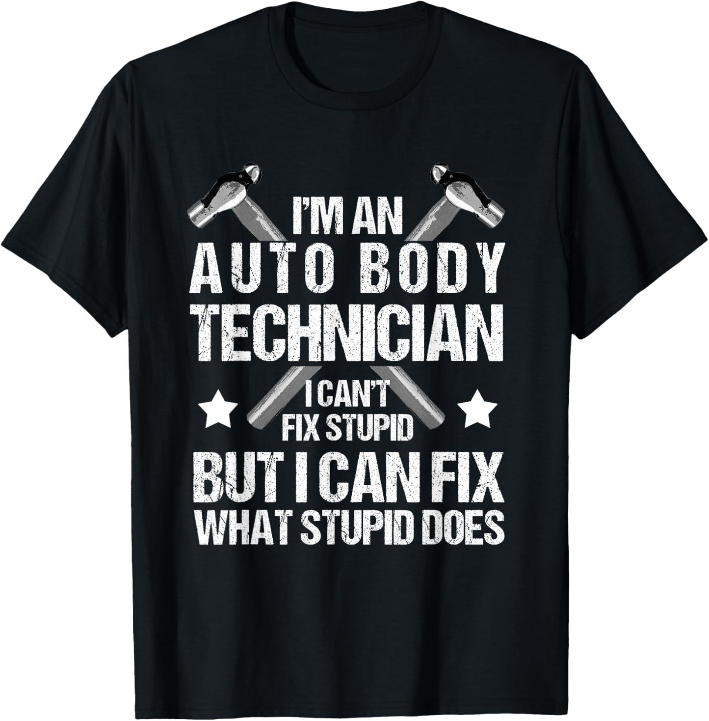 Funny Auto Body Technician T-Shirt - T-Shirt | Black