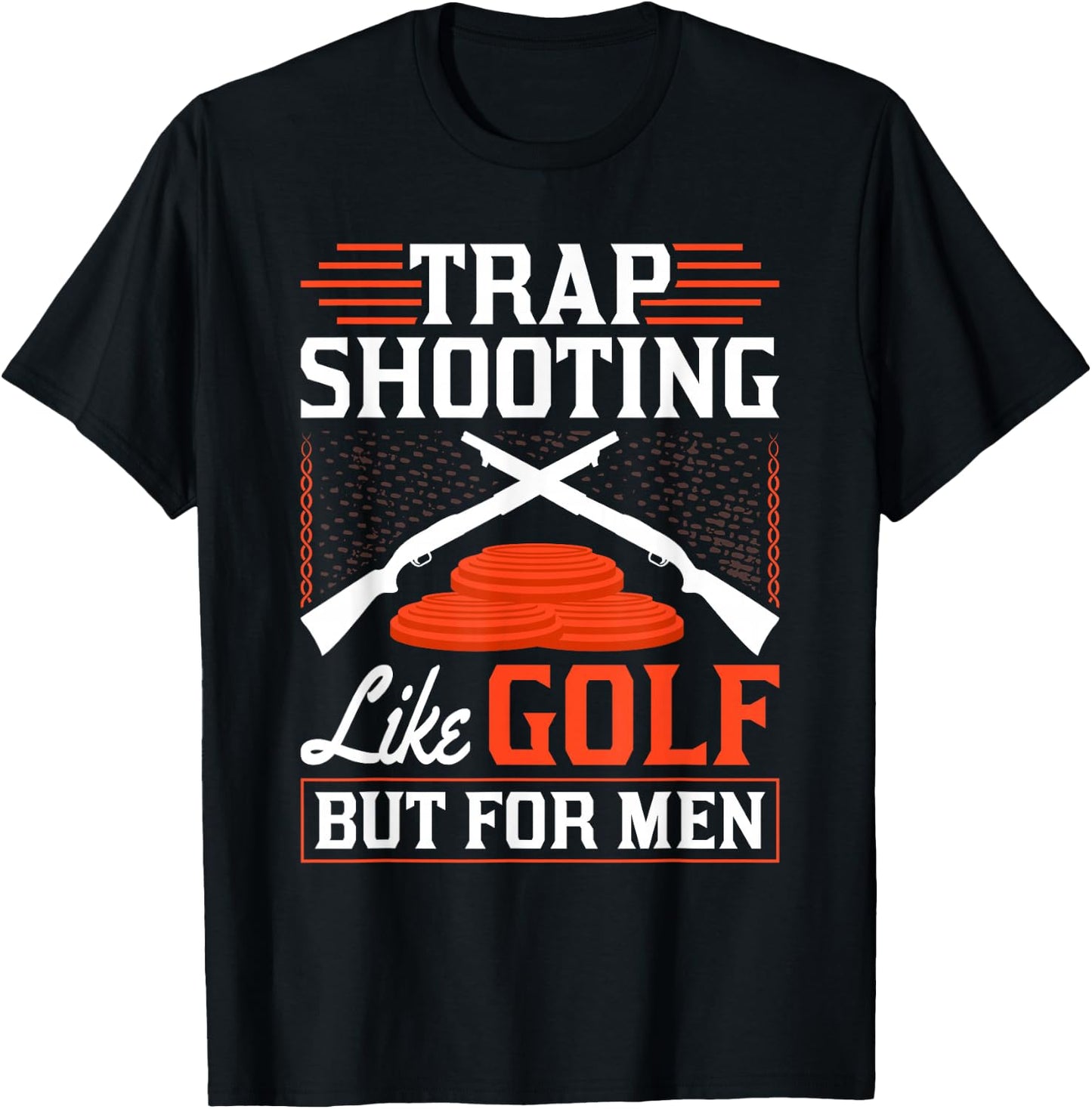 Clay Pigeons Shooting, Skeet Clay Shooting T-Shirt - T-Shirt | Black