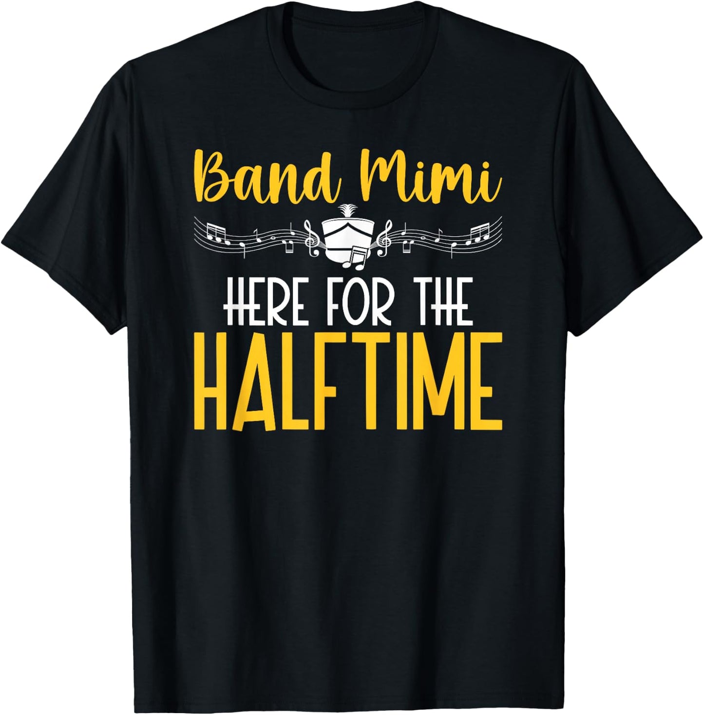 Band Mimi Funny Marching Band Mimi Grandma T-Shirt - T-Shirt | Black
