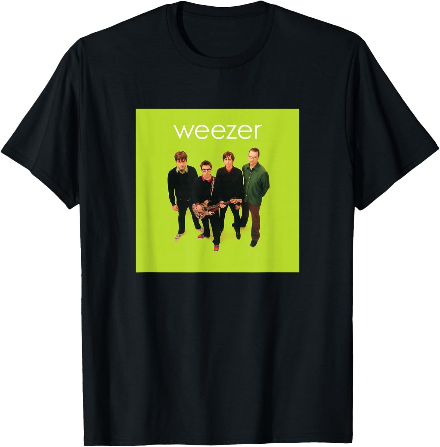 Weezer - Green Album Cover T-Shirt - T-Shirt | Black